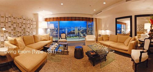 Watermark Chaophraya River | riverside condo for rent in Bangkok